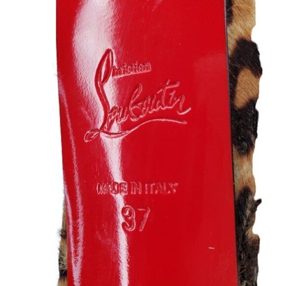 Christian Louboutin Fierce 160 Jaguar Platform Boots - Picture 7 of 7